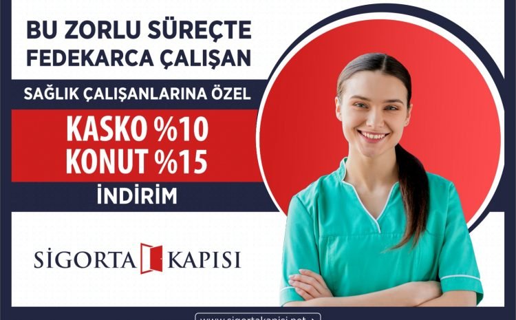 SAĞLUK ÇALIŞANLARINA ÖZEL %15 İNDİRİM…